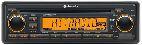 CDD7418UB–OR Continental Radio