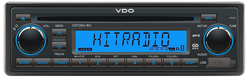 CD726U–BU VDO Radio