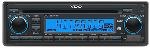CDD728UB–BU VDO Radio